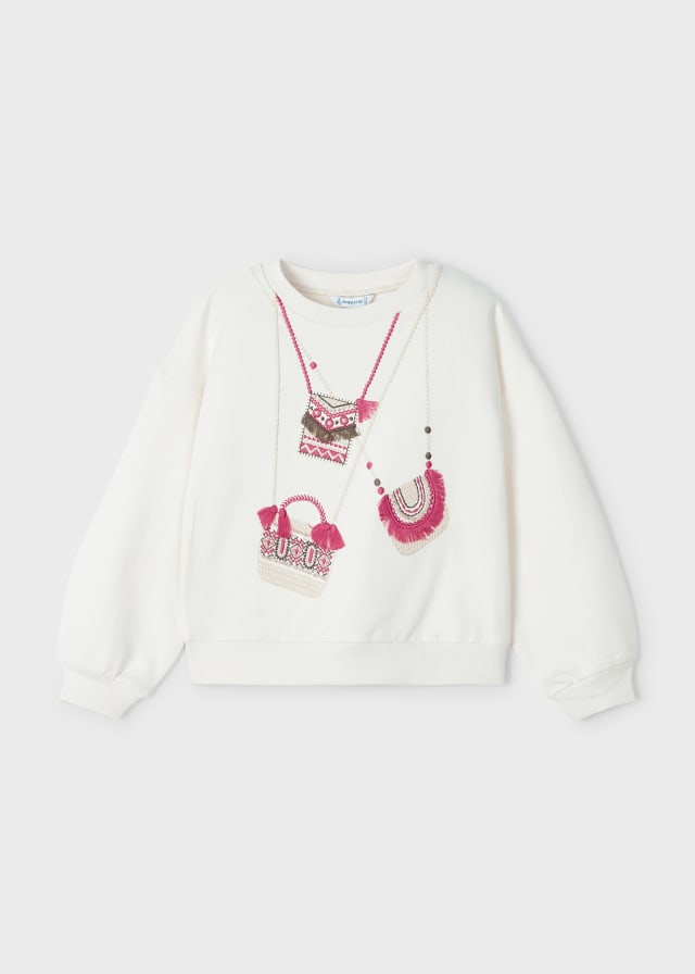 Pullover Ricamato Ecr